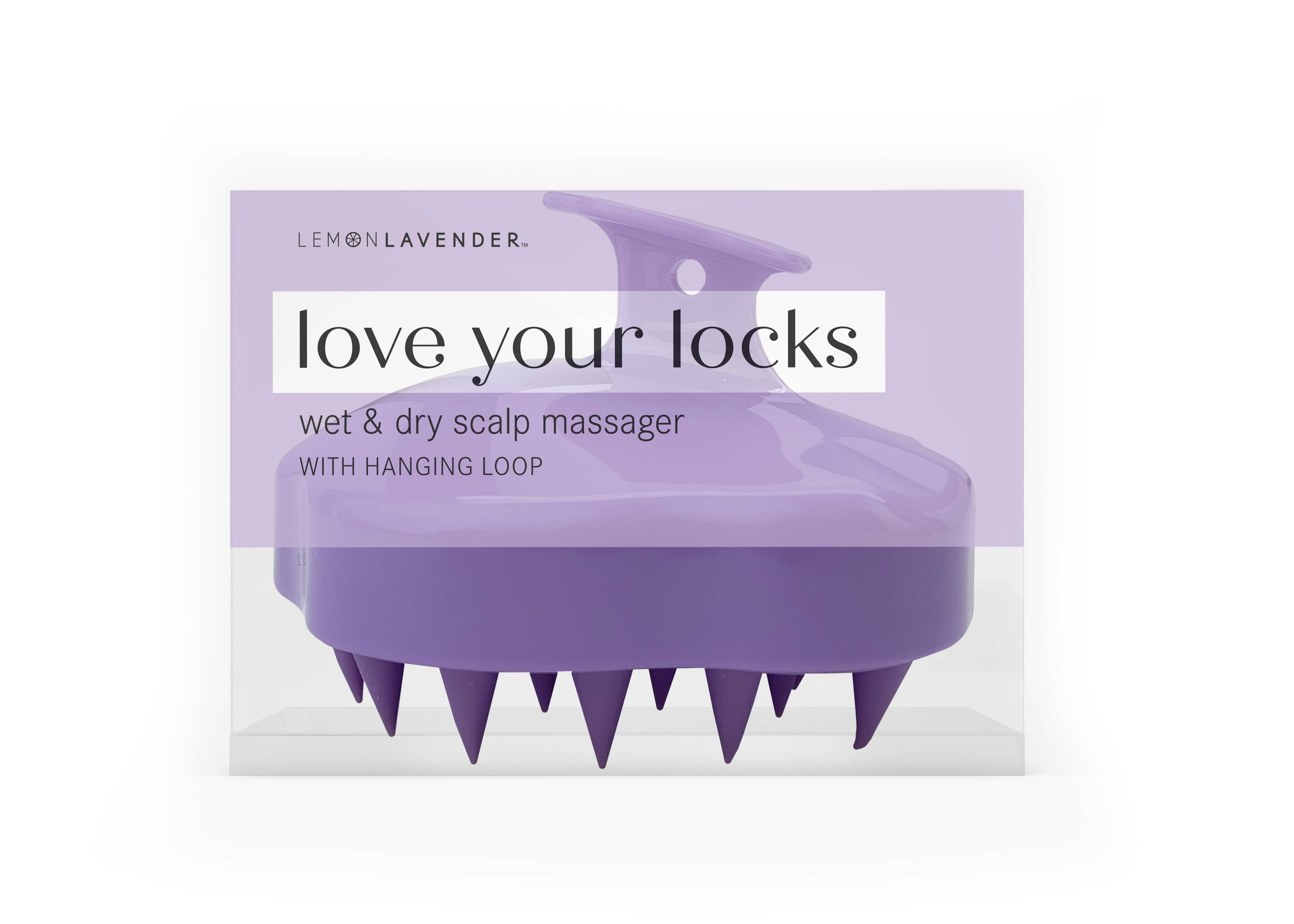 Lemon Lavender Love your Locks Nass- und Trocken-Kopfhautmassagegerät