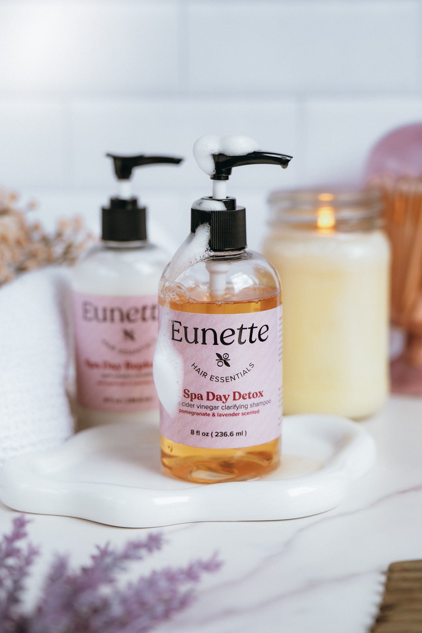 Shampoing Grenade + Lavande et Vinaigre de Cidre de Pomme (ACV)