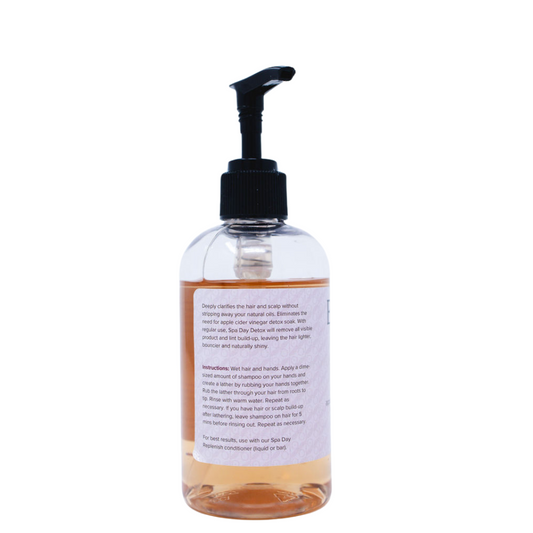 Granatapfel + Lavendel-Apfelessig-Shampoo (ACV). 