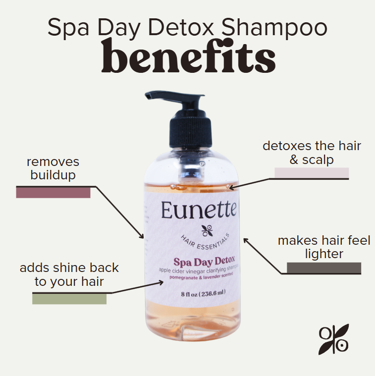 Granatapfel + Lavendel-Apfelessig-Shampoo (ACV). 
