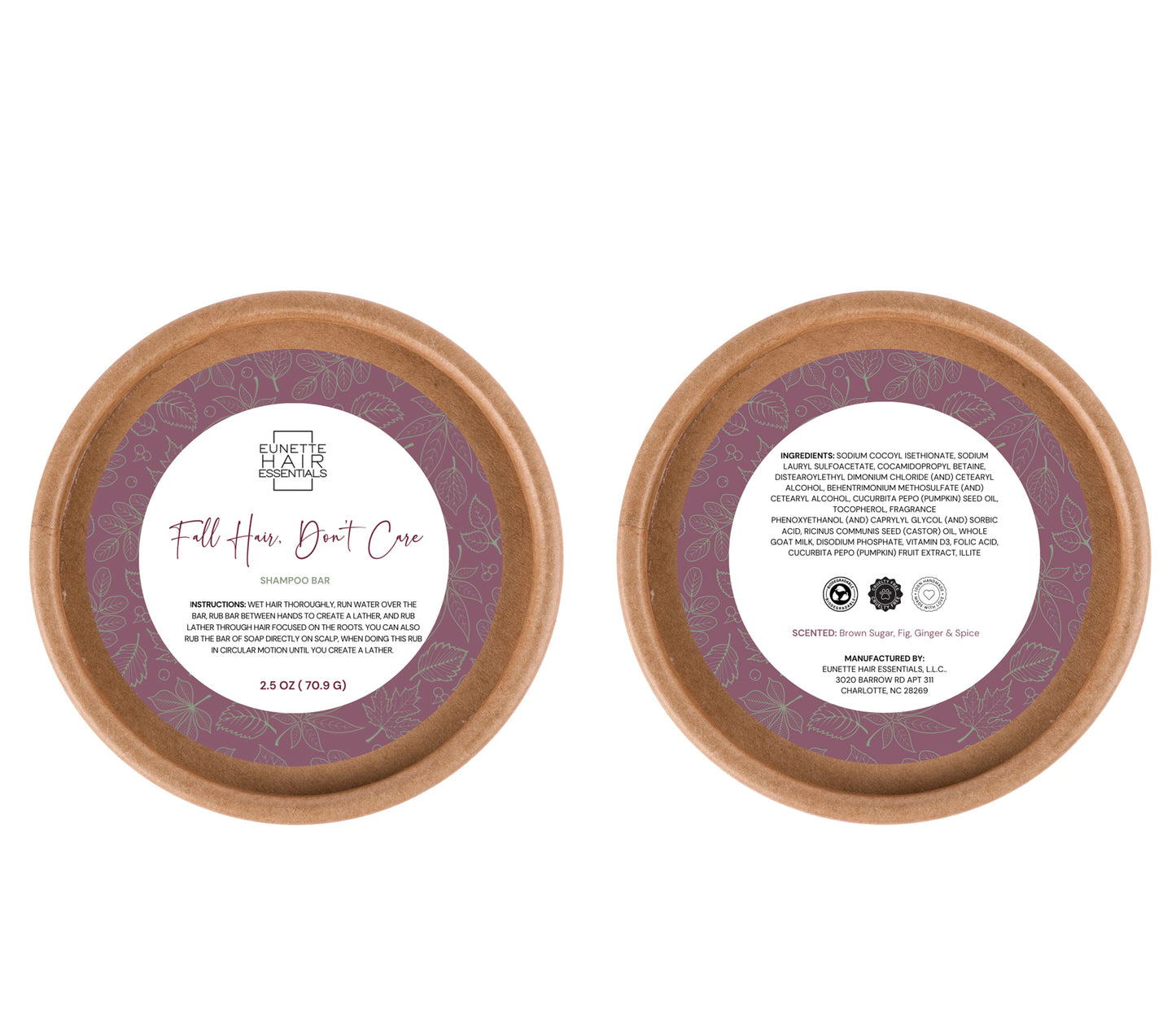 Fall Hair, Don't Care Shampoo Bar *LIMITED EDITION*