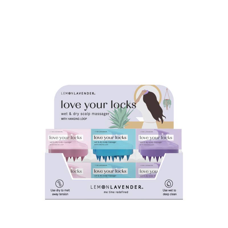 Lemon Lavender Love your Locks Nass- und Trocken-Kopfhautmassagegerät